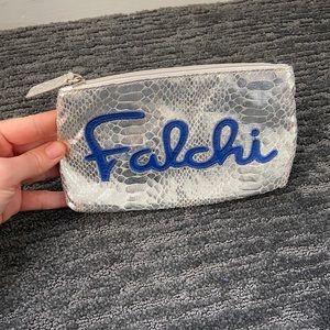 Carlos Falchi small cosmetic bag